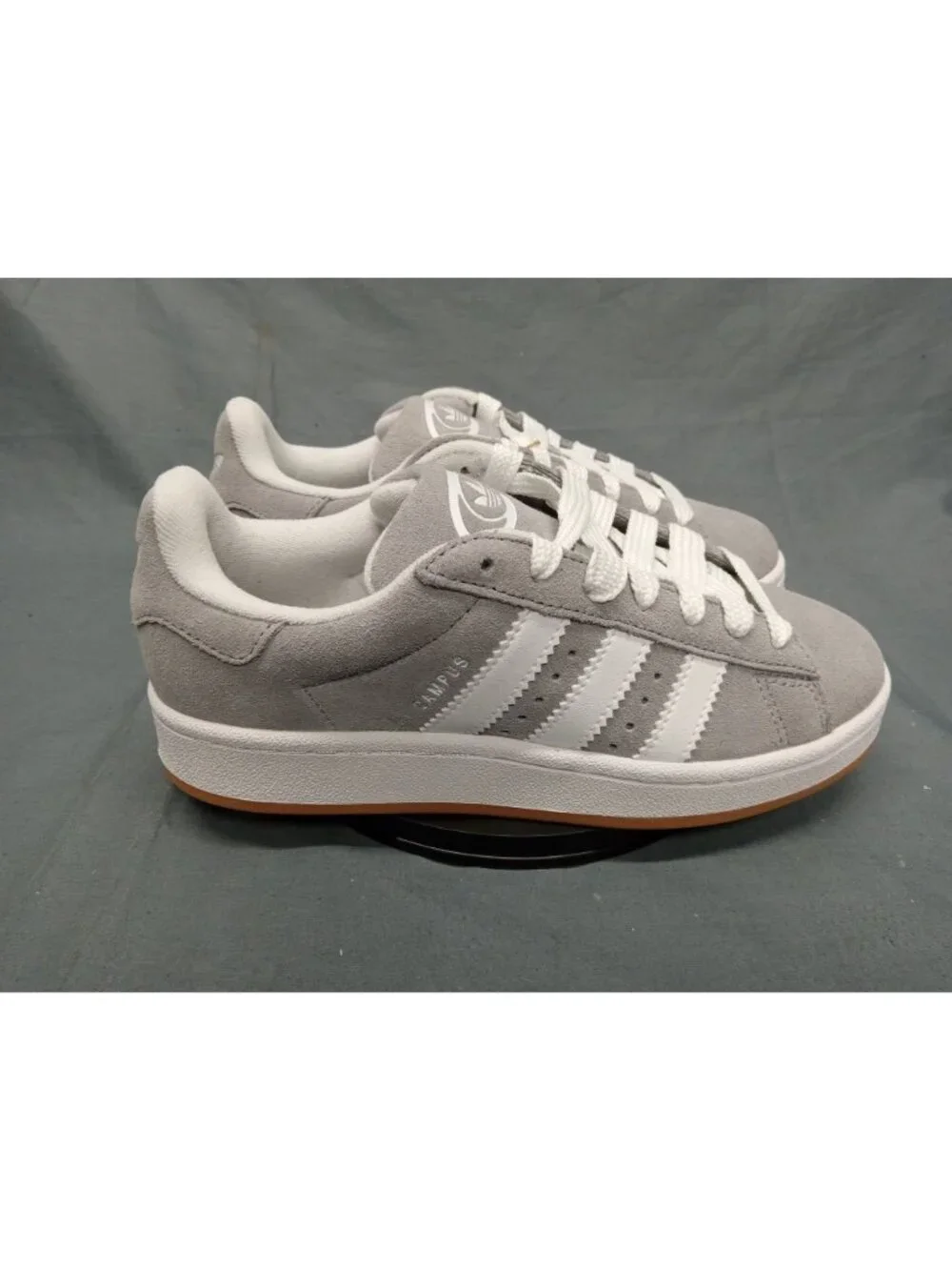Adidas Campus 00s J (GS) Sneaker HQ6507 Grey White Boys Size 5 NEW NO BOX!